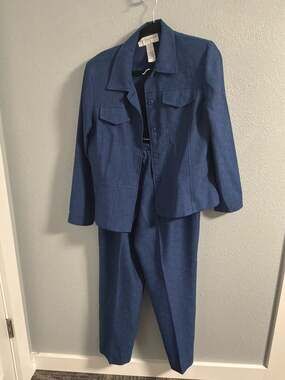 Sag Harbor Dress Pants Suit Set